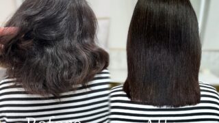 【茨木市｜ご新規様★縮毛矯正×髪質改善TR】