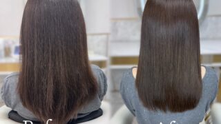 【茨木市｜後ろ姿が変わる★プレミアム髪質改善TR×カット】