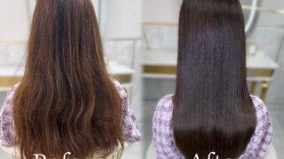 【茨木市｜艶感UP★髪質改善TR×カット×カラー】