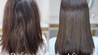 【茨木市｜〜うねり対策★縮毛矯正×プレミアム髪質改善TR×カット〜】