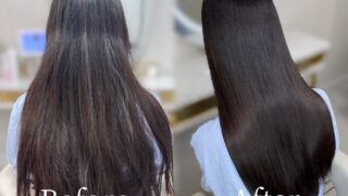 【茨木市｜〜圧倒的艶★縮毛矯正×カット× 髪質改善TR〜】
